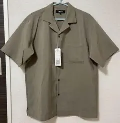 【新品タグ付き】COMME CA ISM ブラウン 半袖シャツ M
