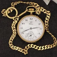 Ｗatexワテックス　手巻き17石　ゴールド色　中古品　動作品