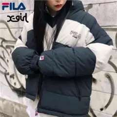 【X-girl×FILA】BI-COLOR PUFF JACKET