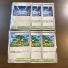 ポケモンカード　活力の森　ミステリーガーデン　各3枚
