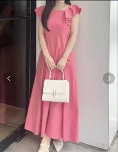 MERCURYDUO タイプライターバックリボンワンピース