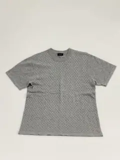 【古着】JOSEPH HOMME ジョセフ　半袖ニット　ライトグレーグレー