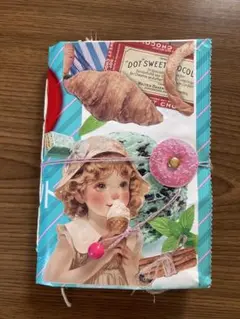 ジャンクジャーナル雑記帳　お菓子袋リメイク