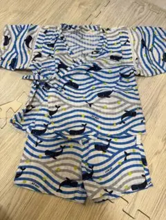 Knitplanner クジラ柄甚平 90cm