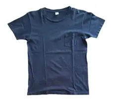 Velva Sheen ベルバシーン 無地ポケットTシャツ ネイビー USA製