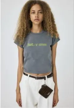 MOUSSY グレー Tシャツ