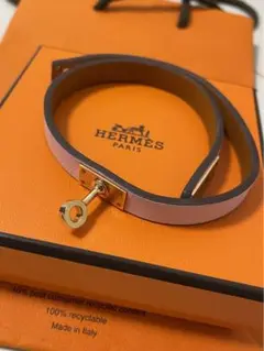 HERMES レザーブレスレット ケリー