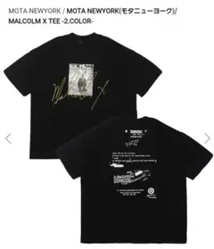 マルコムx Malcolm x mota ny ブラック　tシャツ