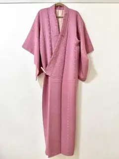 ☆本日まで!☆【未使用品・訳あり】着物 袷 小紋 正絹 手縫い リメイク用