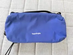Topology トポロジー ボトルサコッシュ ブルー　バック単体のみ
