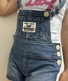 Lee sly サロペット　ショートパンツ　平成ギャル　y2k