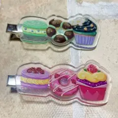 ジャスミン＆オーロラ姫 前髪クリップ2点セット