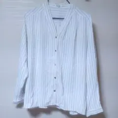 【値下げ】新品★GLACIER アクセ付金釦ブラウス