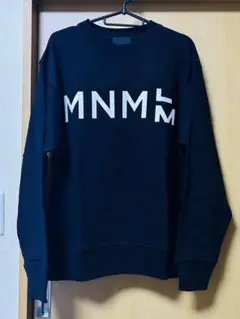 MNMM ブラック スウェット トレーナー