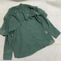 JEANASIS シャンブレーリッチブラウス