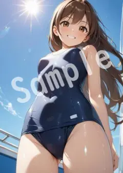 JK アニメ ファンアート A4 ポスター イラスト ★00271745