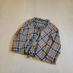 45R★ジンバネルタータンのフリルカシュクール シャツ