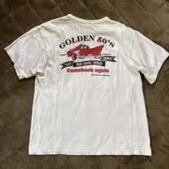 フラッドヘッド　ヴィンテージ　Tシャツ　アメ車　半袖　ホワイト　40