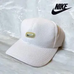 【未使用タグ付き】00s Nike ナイキ メッシュキャップ ホワイト Y2K