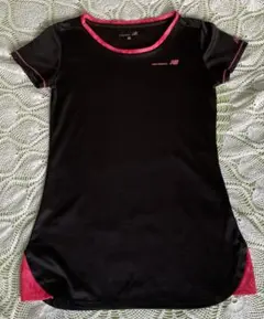 訳あり★New Balance ニューバランス 半袖Tシャツ ブラック L