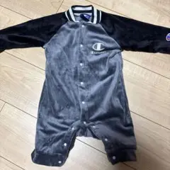 Championロンパース 80サイズ グレー・ブラック