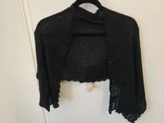 COMME CA ISM ブラックカーディガン