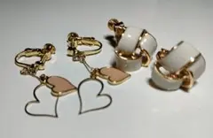 イヤリング ゴールド ハート ゴージャス
