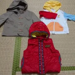 90、95サイズのアウター3点