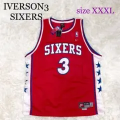 アイバーソン IVERSON3 ゲームシャツ NIKE SIXERS NBA