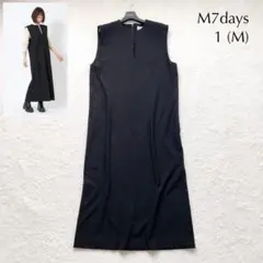 未使用✨【 M7days 】 ノースリーブ ロングワンピース M