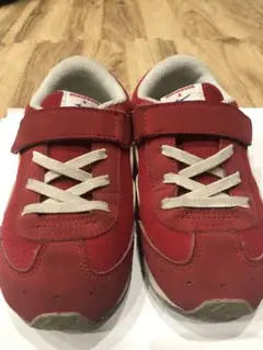 ミキハウス Mizuno コラボ シューズ レッド　19㎝