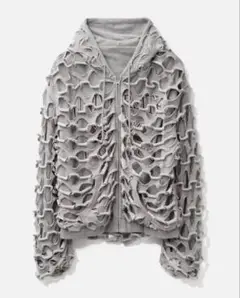 project g/r reversible cut zip hoodie