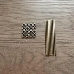 ミニ四駆 中古品 六角穴ベアリング 60㎜中空ハードシャフト タミヤ