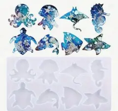 【9/2までの期間限定価格】海の生き物　シリコンモールド
