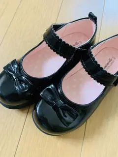 ブラックフォーマルシューズ女の子19㎝