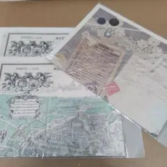廃盤 希少 未開封パズル　パリ鳥瞰図　1500ピース　パリ フランス　古地図 000000004878_18JfUeI.jpg