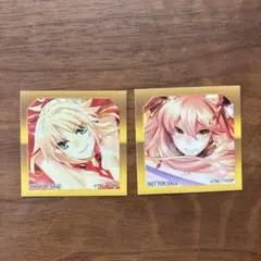 FGO 最終再臨展 モードレッド＆鈴鹿御前選択画面風ステッカー