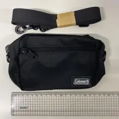 Coleman ブラック ショルダーバッグ