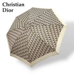 美品 Christian Dior 折り畳み傘 トロッター柄 カバー付