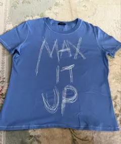 max&co マックスアンドコー　Tシャツ 青系　L