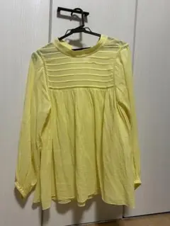 ROPE 美品 イエロー シースルーチュニック
