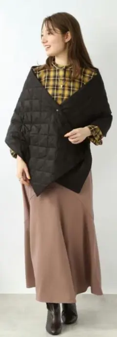 【持ち運びOK】2WAYライトダウン ひざ掛け 軽い 暖かい ブラック