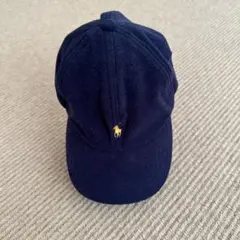 早い者勝ち！ポロロゴ刺繍 ネイビーキャップ