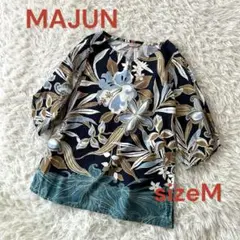 ♦︎マジュン　かりゆし　スキッパー　シャツ　ブラウス　Mサイズ