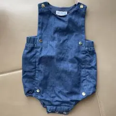 Jacadi ネイビー ロンパース 6M