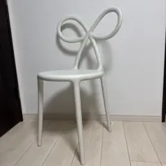 フランフラン　リボンチェア　ホワイト