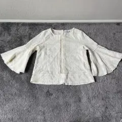 Serie Suncoo Paris 刺繍レース トップス オフホワイト
