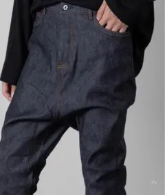 新品タグ付き　ato アトウ　ストレッチデニム　サルエルパンツ　46 ネイビー