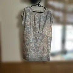 花柄ブラウストップス値下げ