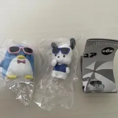はぴだんぶい　グラサンばちばちフィギュア　タキシードサム　ポチャッコ